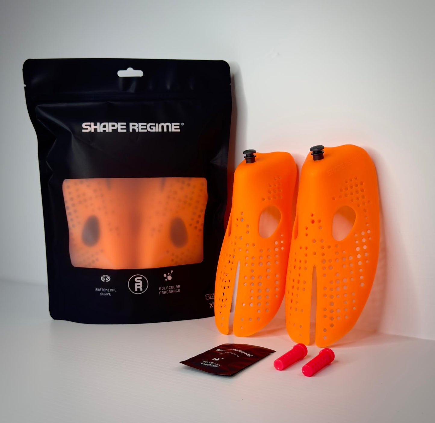 Fragrance Shoe Tree - Vibrant Orange