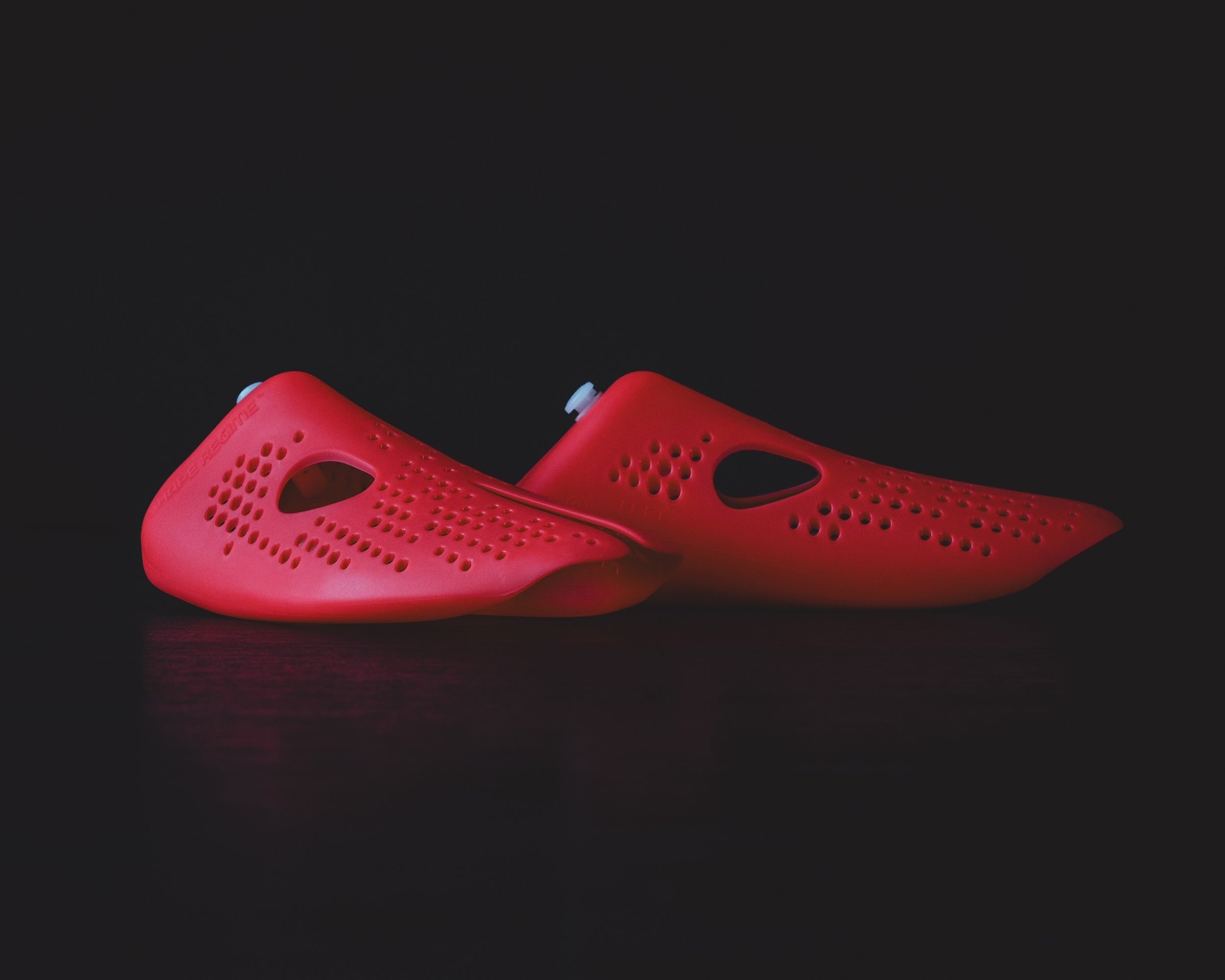 Odor-removing shoe insert for Smelly Shoes in vibrant red design, perfect for freshening up footwear.