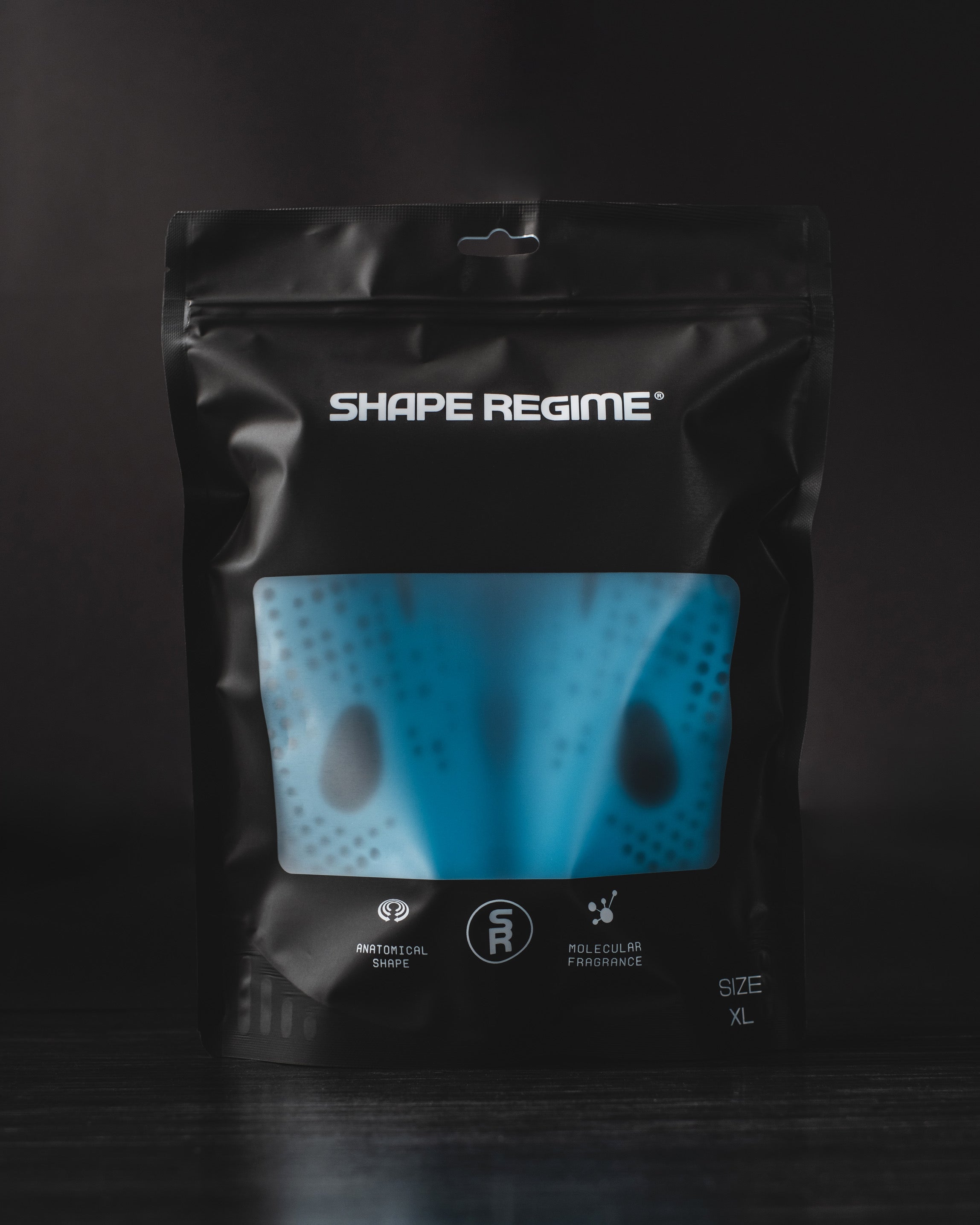Shape Regime smelly sneakers solution packaging designed to keep footwear fresh and odor-free.